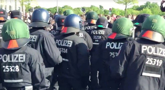 Thousands of Police Deployed in Berlin Amid Tense Protests