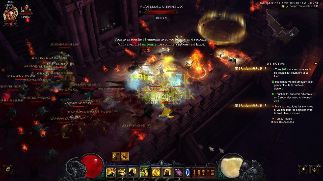 Diablo 3 Donjon d'ensemble Moine Sunwuko