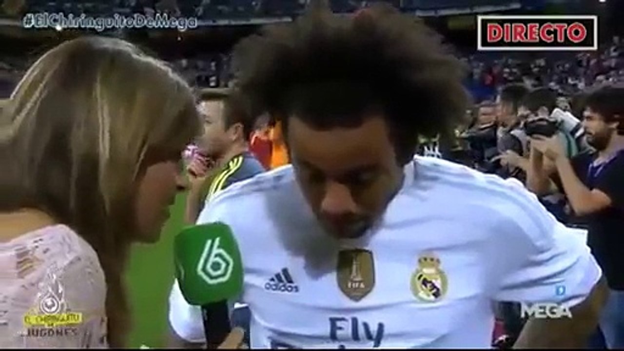Cristiano Ronaldo and James Rodriguez Funny Moment on Marcelo interview
