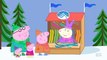 Peppa Pig. Snowy Mountain. Mummy Pig and Daddy Pig and George Pig