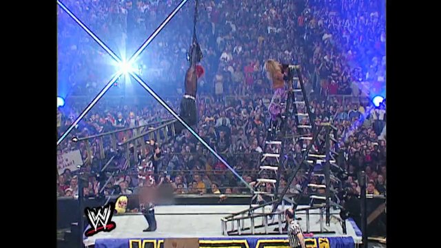 Edge Spears Jeff Hardy - WrestleMania X-Seven