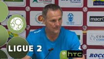 Conférence de presse AC Ajaccio - FC Sochaux-Montbéliard (0-2) : Olivier PANTALONI (ACA) - Albert CARTIER (FCSM) - 2015/2016