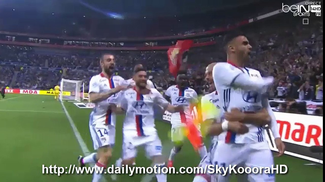 Rachid Ghezzal Magnifique But - Olympique Lyonnais 1-0 AS Monaco (7.5.2016)