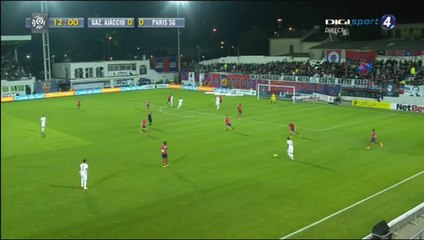 Edinson Cavani Goal - Ajaccio 0-1 PSG - 07.05.2016 HD