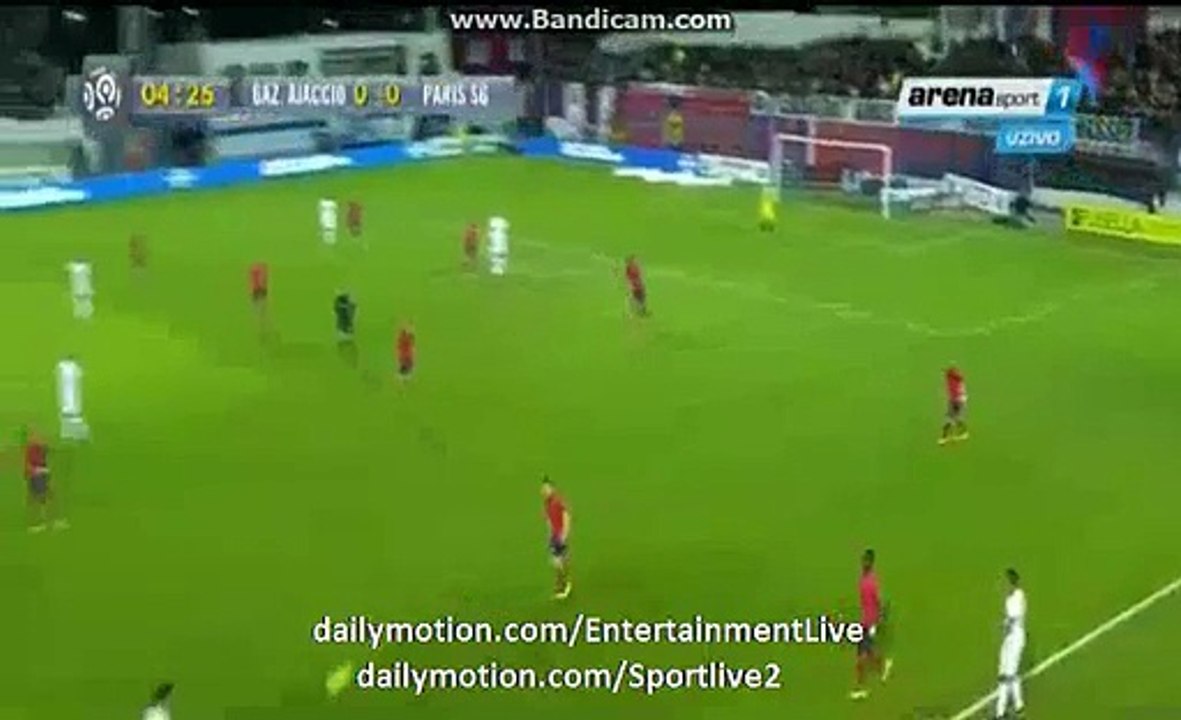 GOAAAL - Ajaccio 0-1 PSG LIGUE 1 - 07.05.16