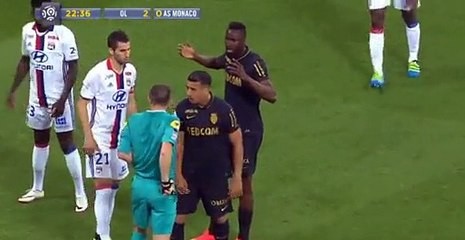 Red Card Traore - Lyon vs Monaco - 07.05.2016