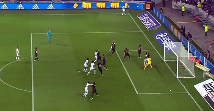 Yanga-Mbiwa GOAL (3:0) Lyon vs Monaco 7/May/2016