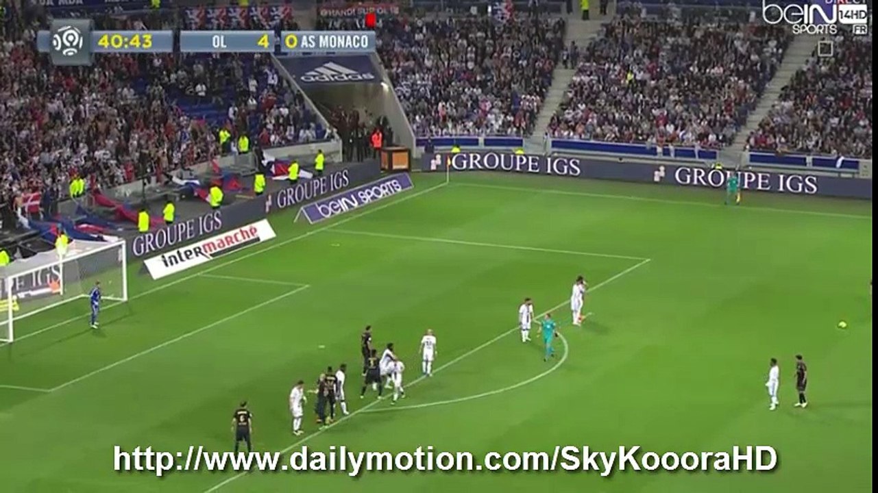 4-1 Ricardo Carvalho But de Tete - OL VS Monaco 7.5.2016