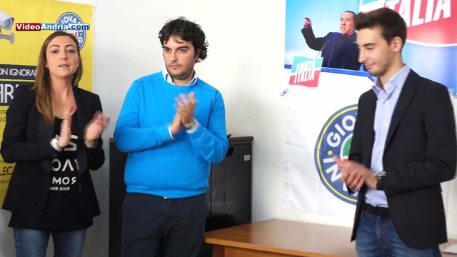 Forza Italia Giovani BAT: incontro ad Andria con Gaetano Scamarcio