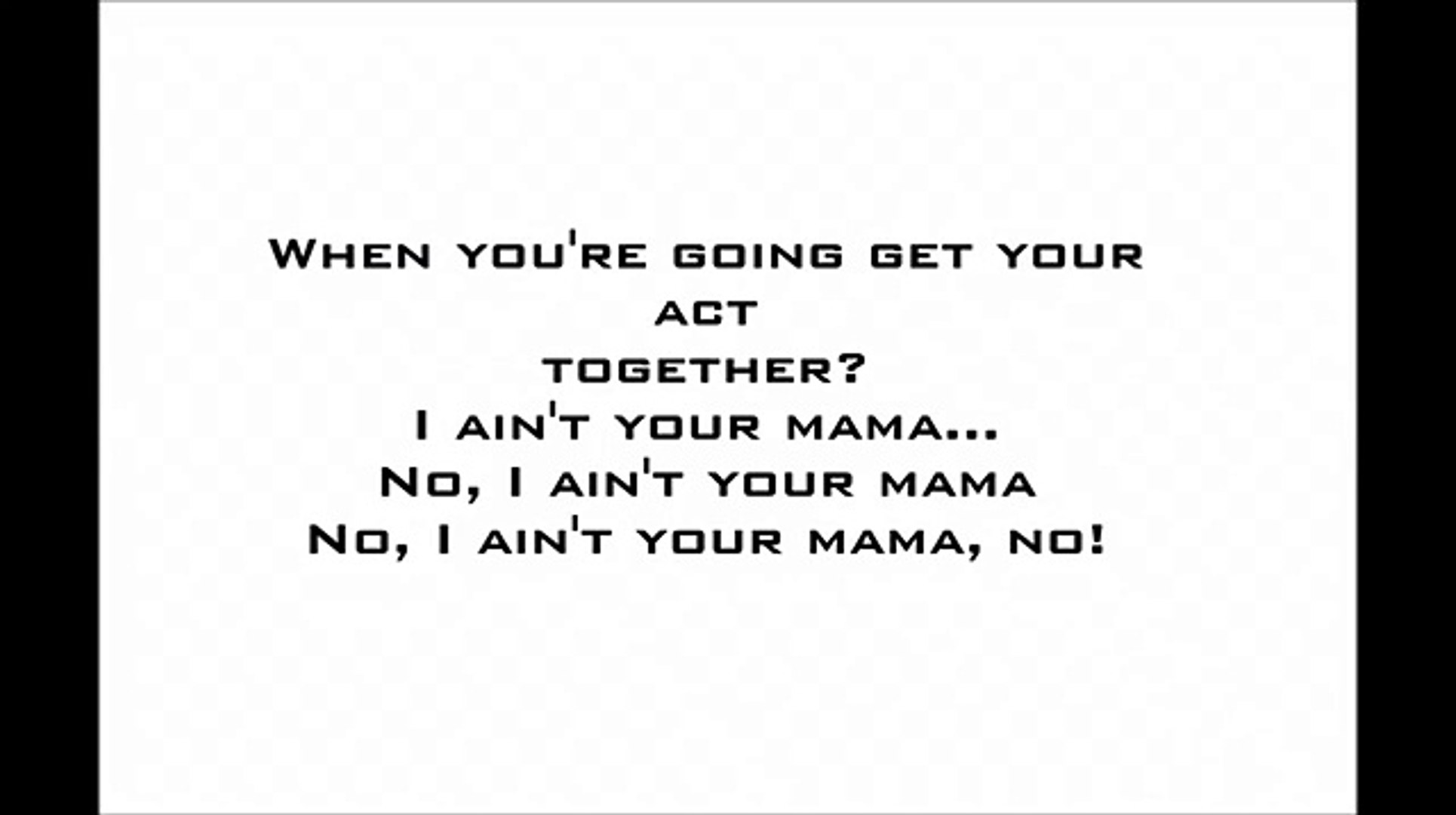 Jennifer Lopez - Ain't Your Mama (Lyrics) vevo vevo song vevo lyrics lyrics
