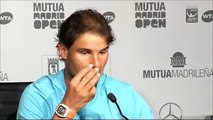 Rafael Nadal Press conference and Interview  / SF Madrid Open 2016