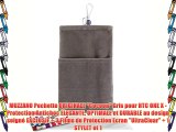 MUZZANO Pochette ORIGINALE Cocoon Gris pour HTC ONE X - Protection Antichoc ELEGANTE OPTIMALE