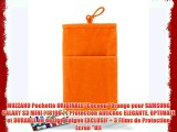 MUZZANO Pochette ORIGINALE Cocoon Orange pour SAMSUNG GALAXY S3 MINI ( I8190 ) - Protection