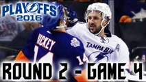 Dave Mishkin calls both Lightning goals in OT win over Islanders (2016 Playoffs, Game 4)
