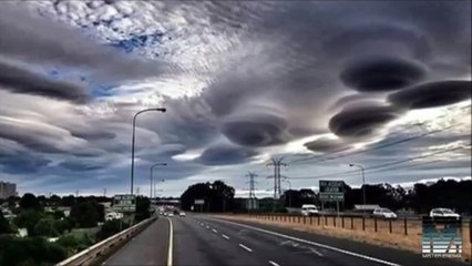 Strange Lenticular Clouds UFO