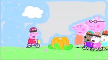 Peppa Pig, Mummy Pig, Daddy Pig, Friends and Big Pumpkin Coloring Pages 30 min