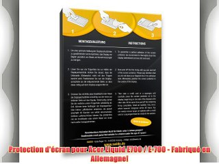 3 x SWIDO® film protecteur Acer Liquid E700 protection d'écran feuille DiamondClear invisible