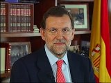 Mariano Rajoy anima a españoles a celebrar Fiesta Nacional