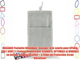 MUZZANO Pochette ORIGINALE Cocoon Gris souris pour XPERIA NEO ( SONY ) - Protection Antichoc