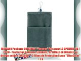 MUZZANO Pochette ORIGINALE Cocoon Gris pour LG OPTIMUS 3D / P920 - Protection Antichoc ELEGANTE