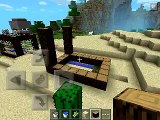 Minecraft Pe em busca da casa automatica# farm de cana de açúcar automatica
