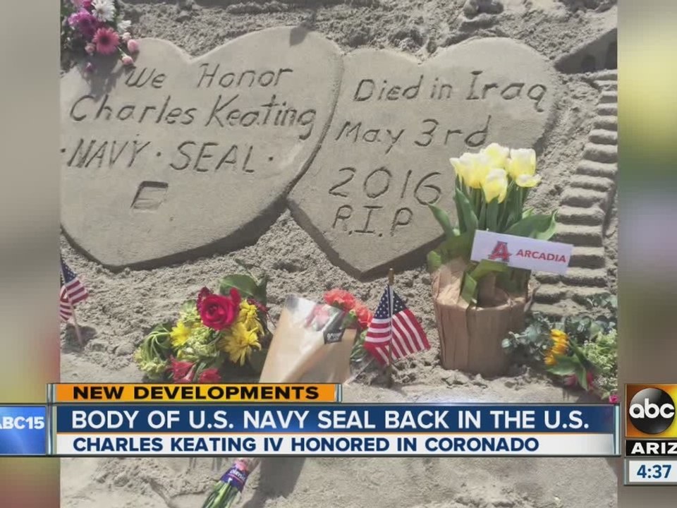 Sand castle honors SEAL with Valley ties killed in Iraq