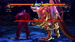 Tekken Revolution ALL 4 HIDDEN BOSSES IN ARCADE MODE (Mokujin, Golden Ogre, Tetsujin, & Ki