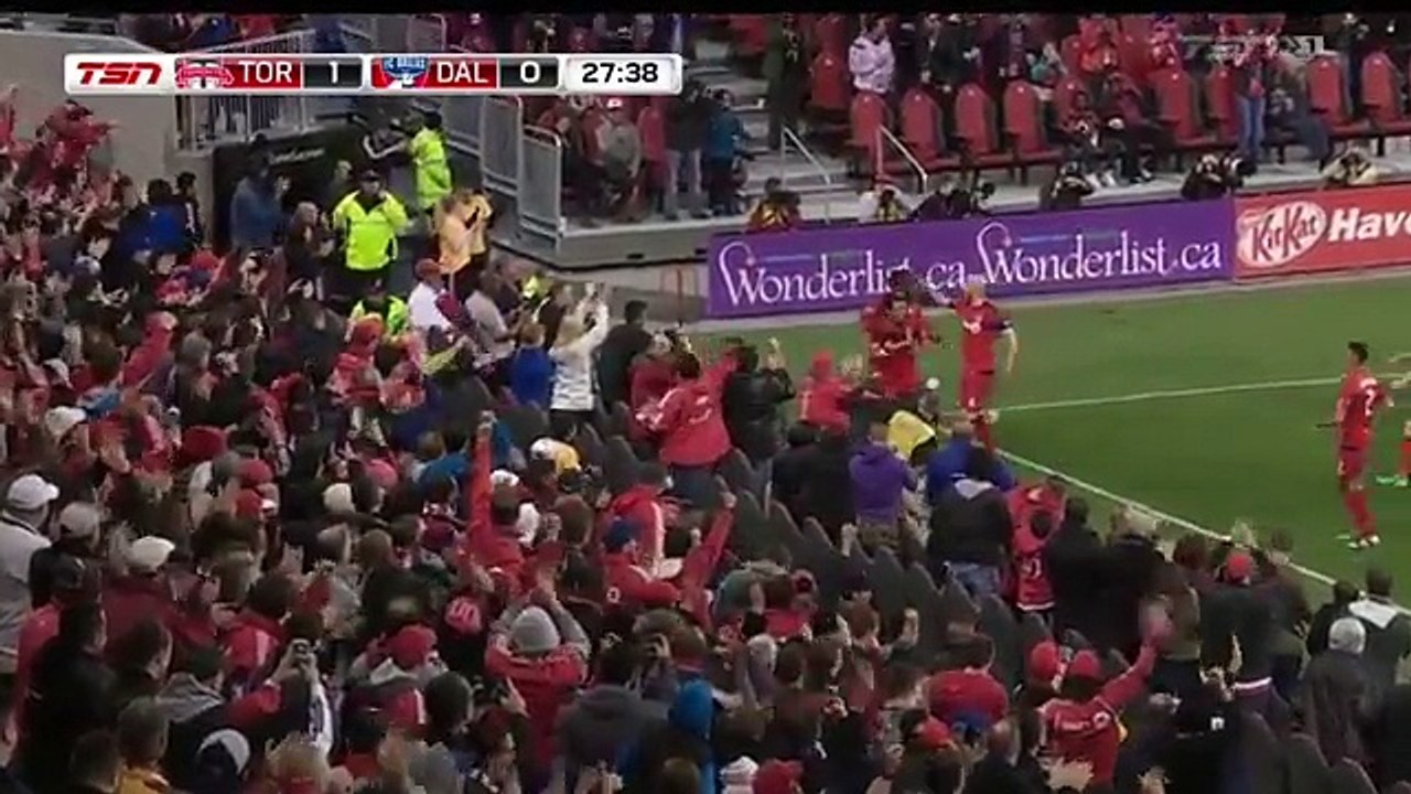 Tsubasa Endoh Goal - Toronto FC 1-0 FC Dallas -7-5-2016 MLS