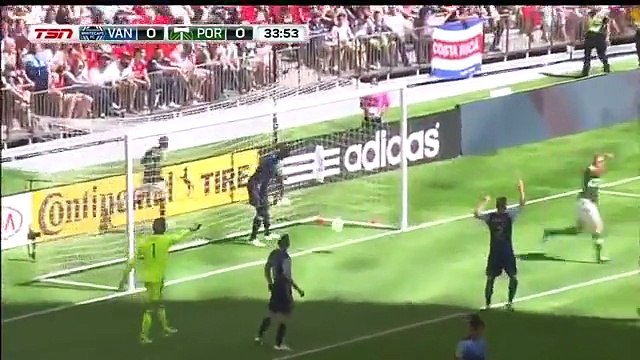 GOAL: Nat Borchers - Vancouver Whitecaps FC 0-1 Portland Timbers -7-5-2016 MLS
