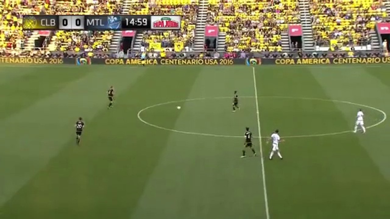GOAL: Kei Kamara - Columbus Crew SC 1-0 Montreal Impact -7-5-2016 MLS
