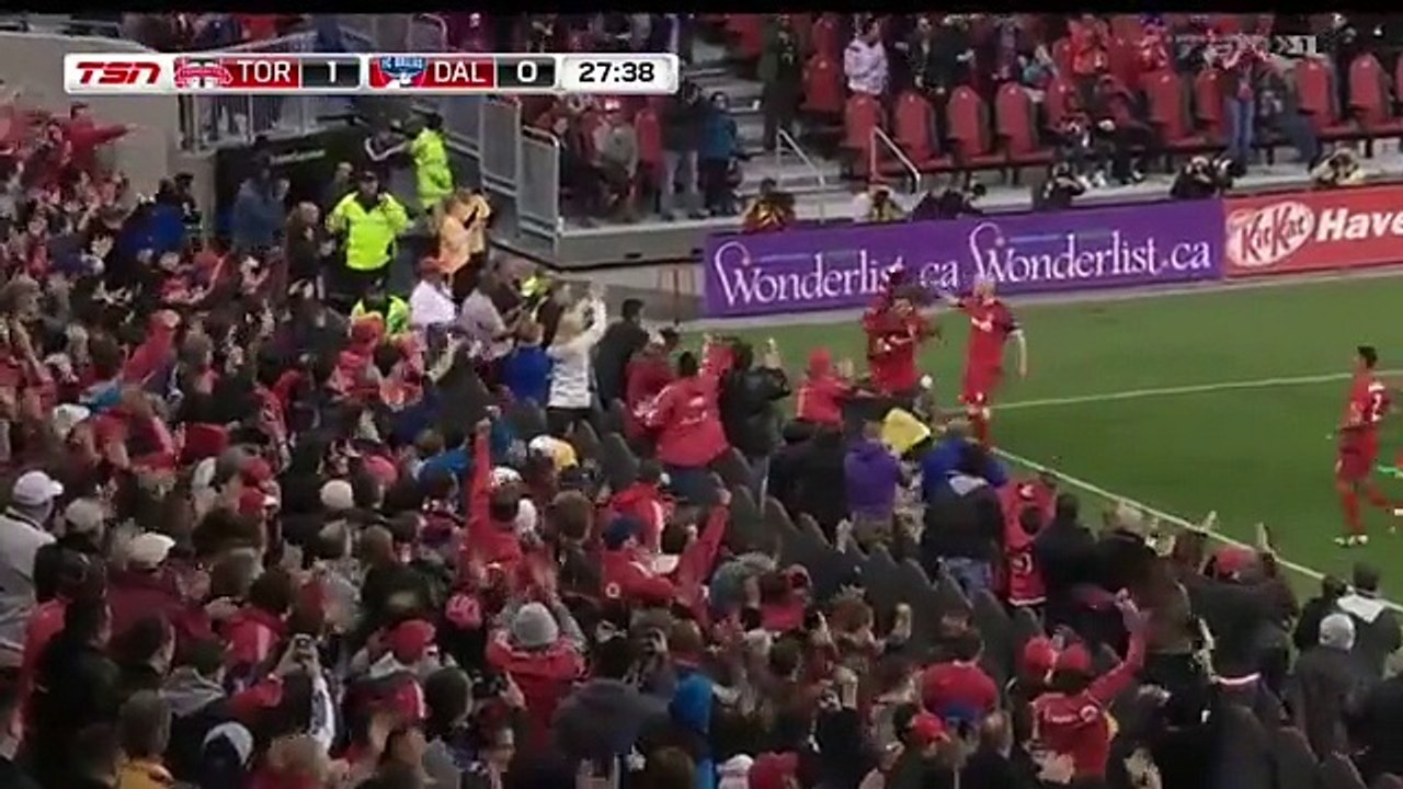 Tsubasa Endoh Goal - Toronto FC 1-0 FC Dallas -7-5-2016 MLS