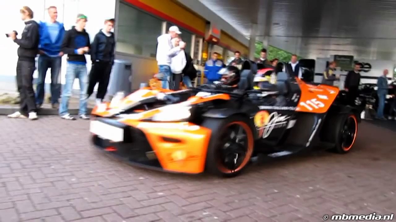 Gumball 3000 2010 Cars passing Dutch border Hazeldonk