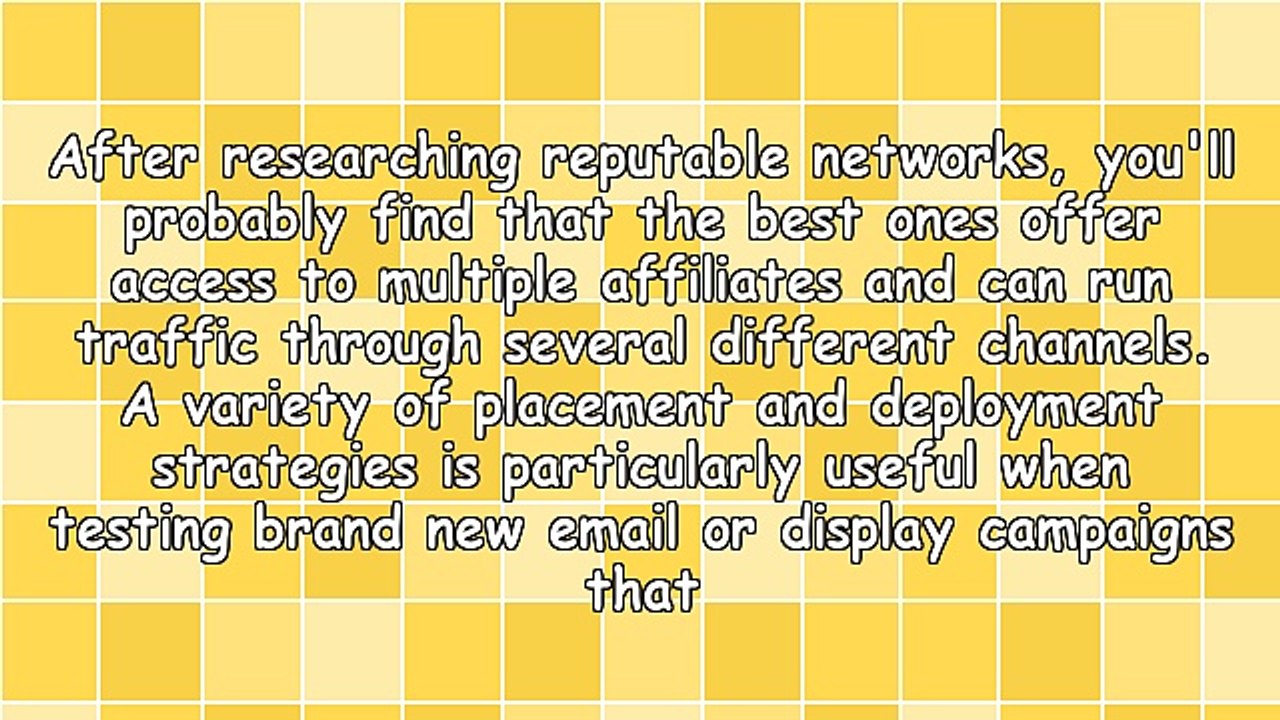 Affiliate Network Perks