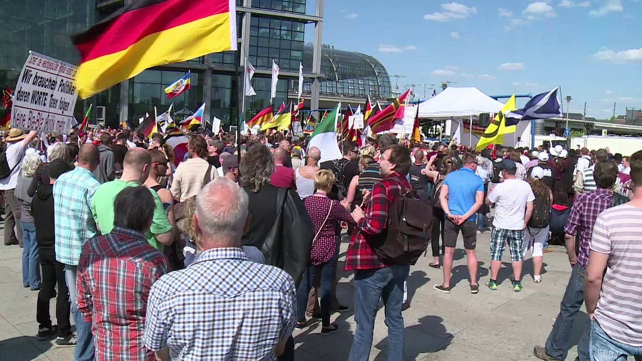 Rechter Aufmarsch zieht weniger Teilnehmer als erwartet