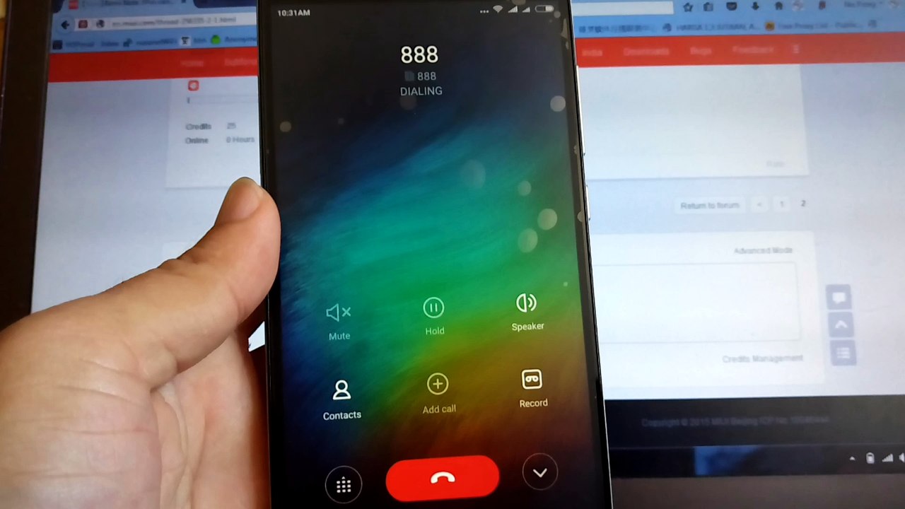 reno 3 end call problem