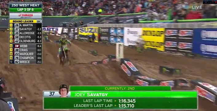 Monster Energy Supercross 2016 - Rd17 Las Vegas - 250 Heat 1