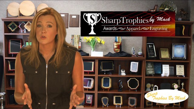 Sharp Trophies By Mack, crystal awards, Shelbyville, IN, trophy shop, sharptrophiesbymack.com, name badges, nametag