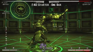 Mortal Kombat X Reptile Combo Guide w/ Nimble Slowdown