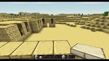 Minecraft Desert house tutorial