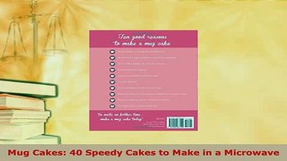 PDF  Mug Cakes 40 Speedy Cakes to Make in a Microwave PDF Book Free