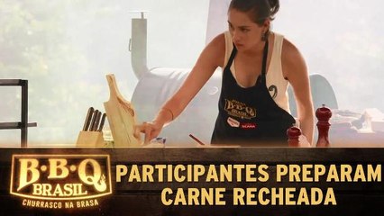 Episódio 13 - Participantes preparam carne recheada