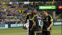 Kei Kamara, Federico Higuain Fight Over Penalty Kick - MLS 07-05-2016