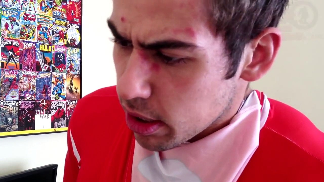 WWE Fan Jumps Ring At Smackdown ( Dressed As Power Ranger)