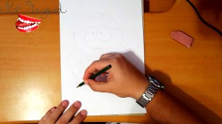 How to Draw CARTMAN from South Park Easy, and color for kids | SPEED DRAWING