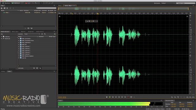 Adobe Audition Class 3: Editing Audio In The Waveform View