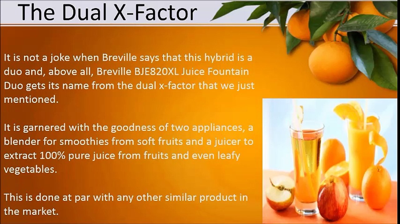 Breville BJE820XL Juice Fountain Duo Dual Disc Juicer Review-Juicing into a healthy life