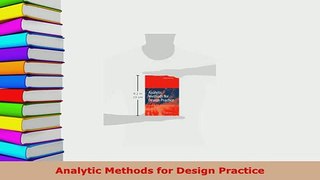 PDF  Analytic Methods for Design Practice Free Books