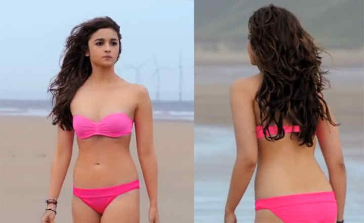 Alia Bhatt hot & sexy Bikini in Shaandaar hot scene