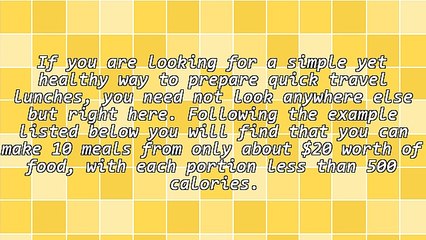 Make 10 Meal Portions From $20 Worth of Food