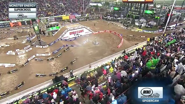 2016 Las Vegas Supercross 250 West Heat 1 Monster Energy Supercross Round 17 HD